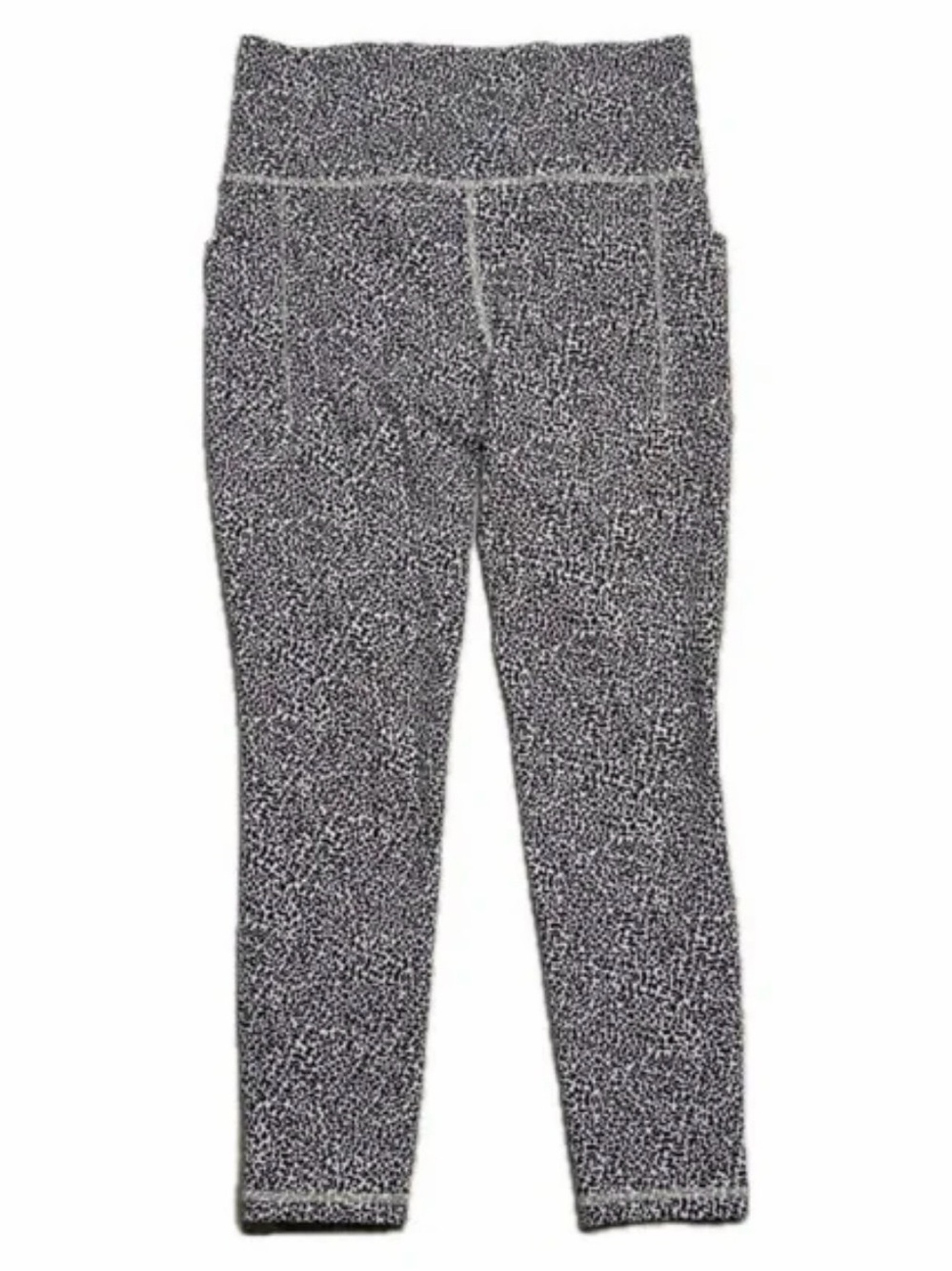 Athleta Women's Salutation Stash Pocket II Textured 7/8 Leggings Sz MP